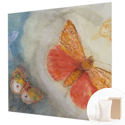 Vlies fotobehang Kleurrijke vlinders