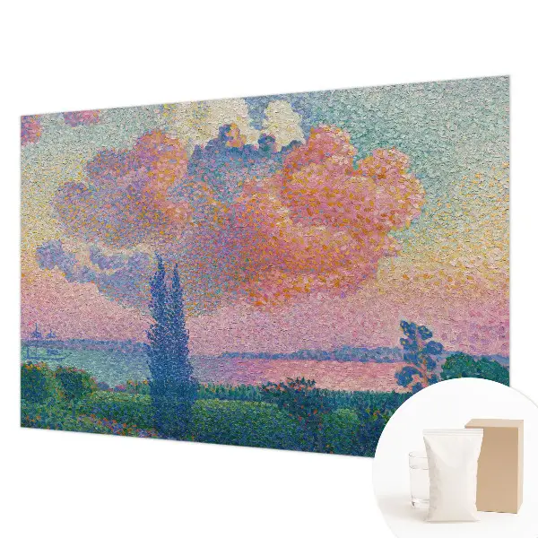 Fotobehang vliesbehang met een kleurrijk landschap