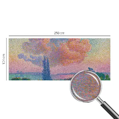 Fotobehang vliesbehang met een kleurrijk landschap