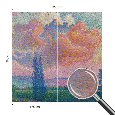 Fotobehang vliesbehang met een kleurrijk landschap