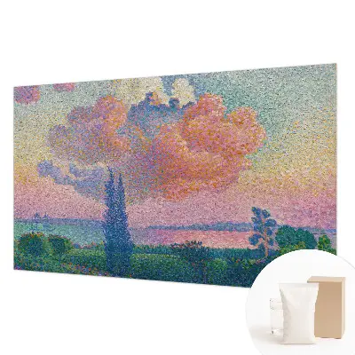 Fotobehang vliesbehang met een kleurrijk landschap