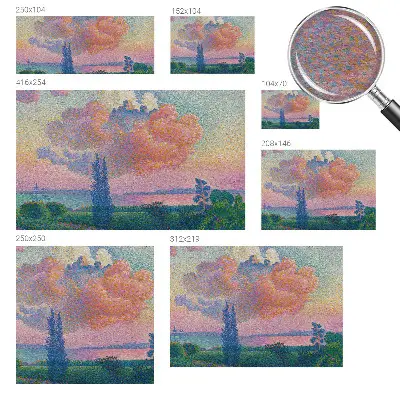 Fotobehang vliesbehang met een kleurrijk landschap