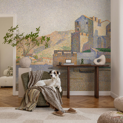 Vliesbehang fotobehang woonkamer Zomerhaven