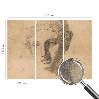 Muur behang Vrouwenportret