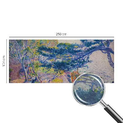 Foto behang op maat met een impressionistisch landschap als motief