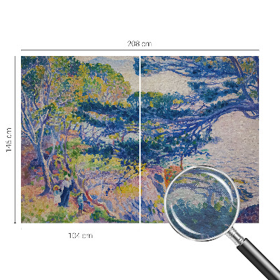 Foto behang op maat Impressionistisch landschap