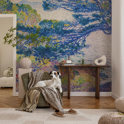 Foto behang op maat Impressionistisch landschap