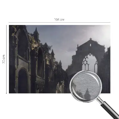 Fotobehang op maat met motief van gotische ruïnes