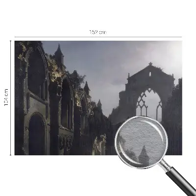 Fotobehang op maat met motief van gotische ruïnes