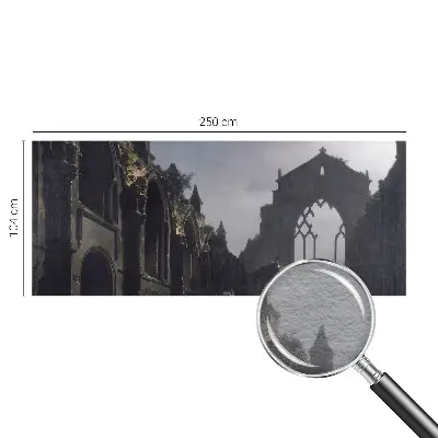 Fotobehang op maat met motief van gotische ruïnes