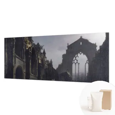 Fotobehang op maat met motief van gotische ruïnes