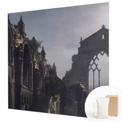 Fotobehang op maat met motief van gotische ruïnes