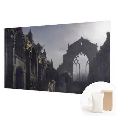 Fotobehang op maat met motief van gotische ruïnes