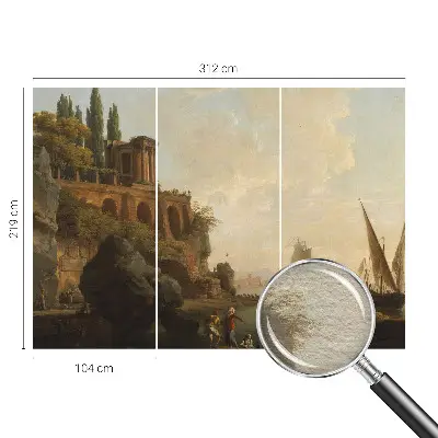 Fotobehang naadloos met een zeegezicht
