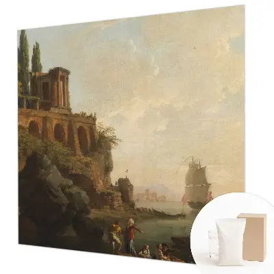 Fotobehang naadloos met een zeegezicht