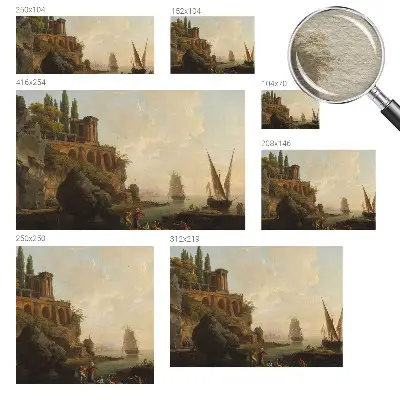 Fotobehang naadloos met een zeegezicht
