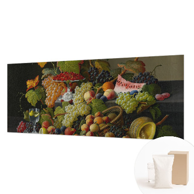 Naadloos fotobehang met een fruitsamenstelling als motief