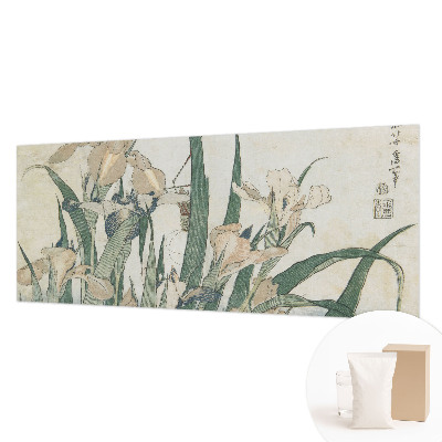 Fotobehang slaapkamer Delicate irissen