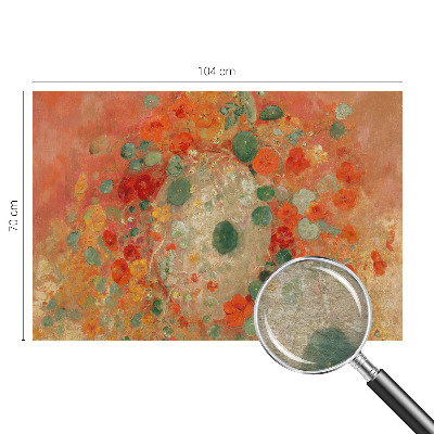Fotobehang voor de woonkamer Abstracte bloemen