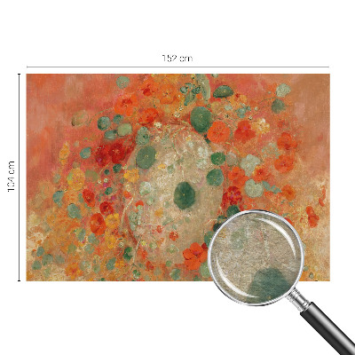 Fotobehang voor de woonkamer Abstracte bloemen