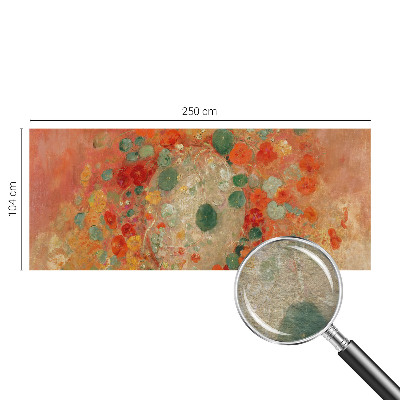 Fotobehang voor de woonkamer Abstracte bloemen