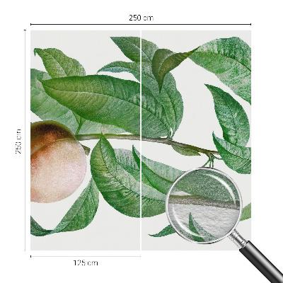 Modern fotobehang voor de woonkamer Rijpe perzik