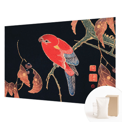 Fotobehang met een exotische vogel als motief