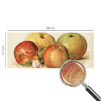 Behang met print met een print van appelbloesems