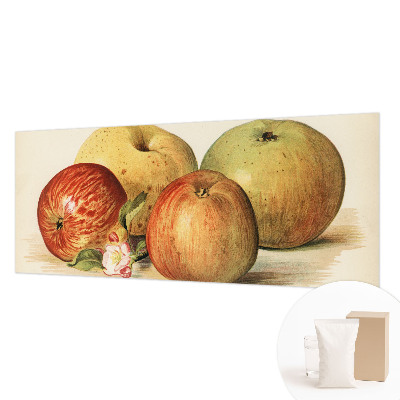 Behang met print met een print van appelbloesems