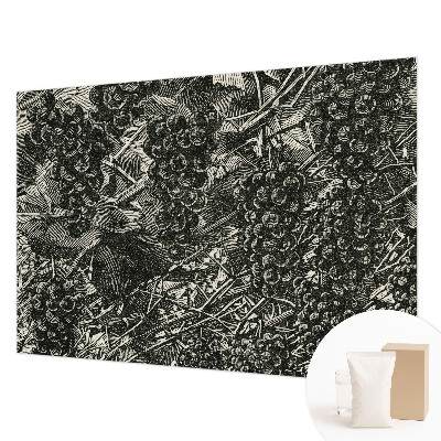 Muur behang Druivenafdruk