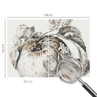 Naadloos fotobehang Appelbladeren