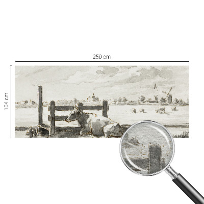 Fotobehang op maat met een landelijk idyllisch motief