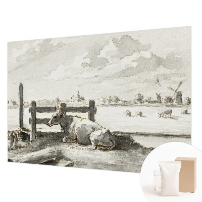 Fotobehang op maat met een landelijk idyllisch motief