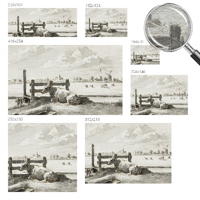 Fotobehang op maat met een landelijk idyllisch motief