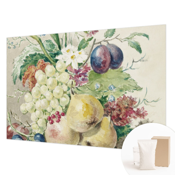 Fotobehang woonkamer Bloemen en vruchten