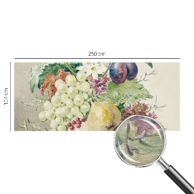 Fotobehang woonkamer Bloemen en vruchten