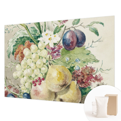 Fotobehang woonkamer Bloemen en vruchten