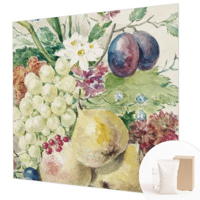 Fotobehang woonkamer Bloemen en vruchten