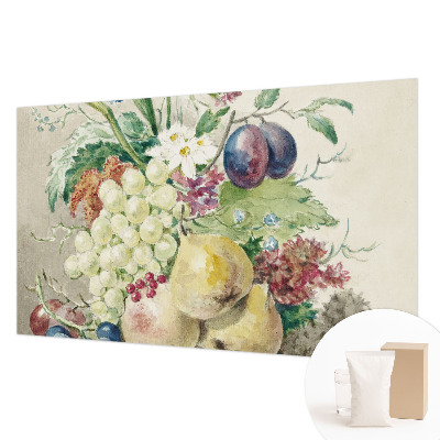 Fotobehang woonkamer Bloemen en vruchten