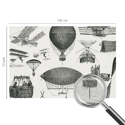 Fotobehang voor de slaapkamer Geschiedenis van de luchtvaart