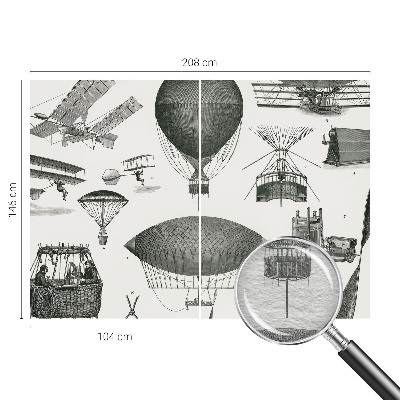 Fotobehang voor de slaapkamer Geschiedenis van de luchtvaart