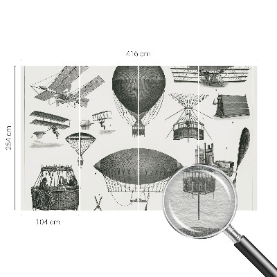 Fotobehang voor de slaapkamer Geschiedenis van de luchtvaart