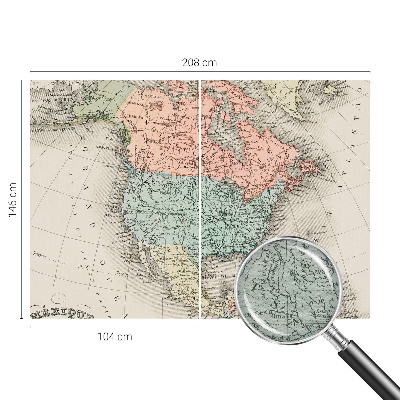 Modern fotobehang Historische kaart