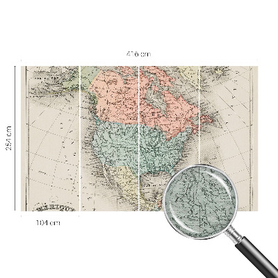 Modern fotobehang Historische kaart