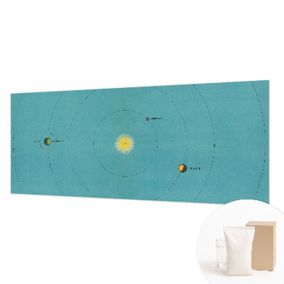 Modern fotobehang voor de woonkamer Kosmisch systeem