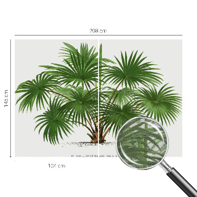 Hoogwaardig fotobehang met een exotisch patroon