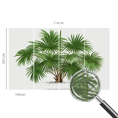 Hoogwaardig fotobehang met een exotisch patroon