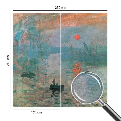 Vlies fotobehang met een havenlandschap als print