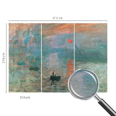 Vlies fotobehang met een havenlandschap als print