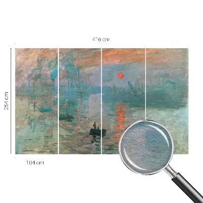 Vlies fotobehang met een havenlandschap als print